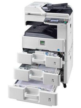 Kyocera ECOSYS FS-6525MFP Multi-Function Monochrome Laser Printer (Black, White)